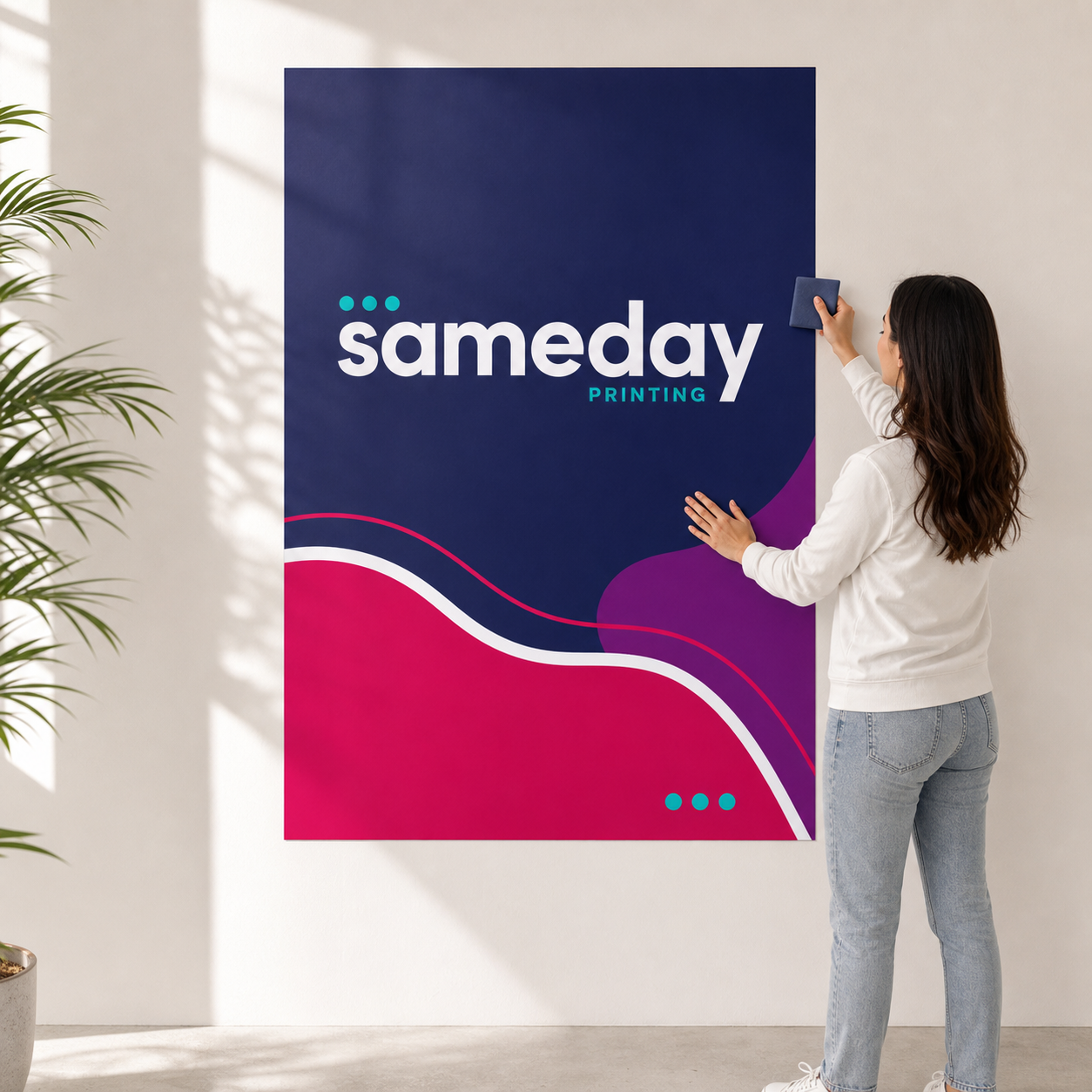 A0 Adhesive Poster Printing