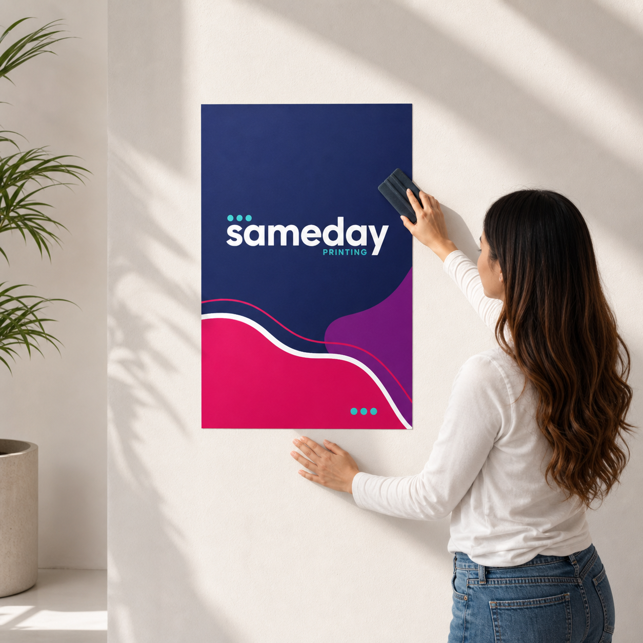 A1 Adhesive Poster Printing