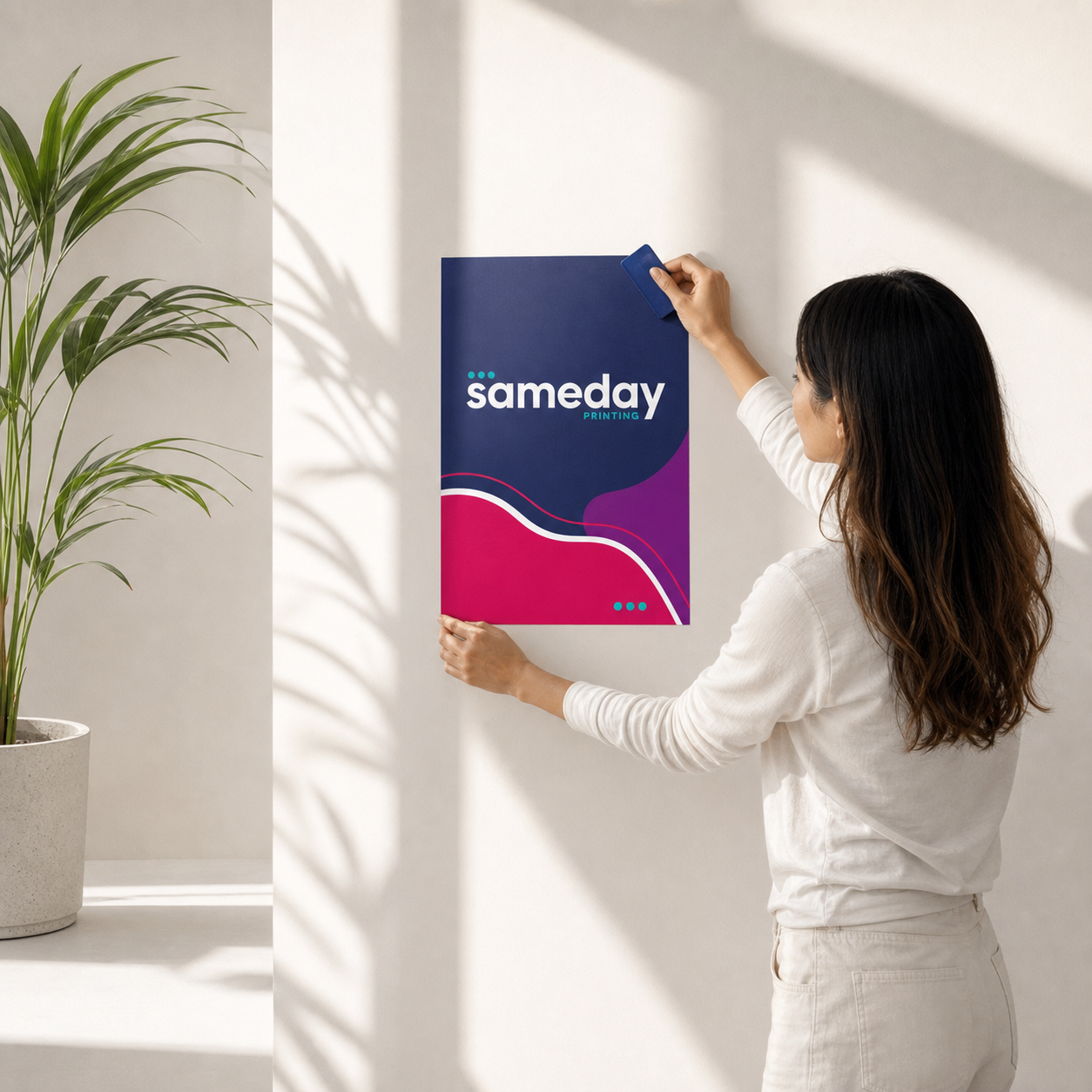 A3 Adhesive Poster Printing
