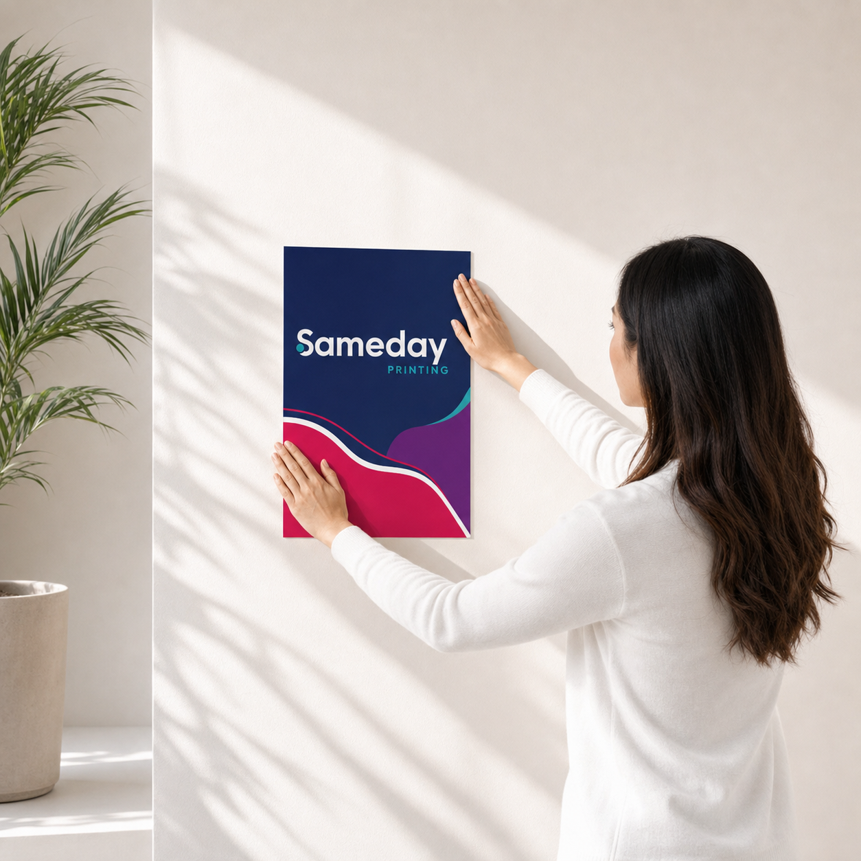 A4 Adhesive Poster Printing