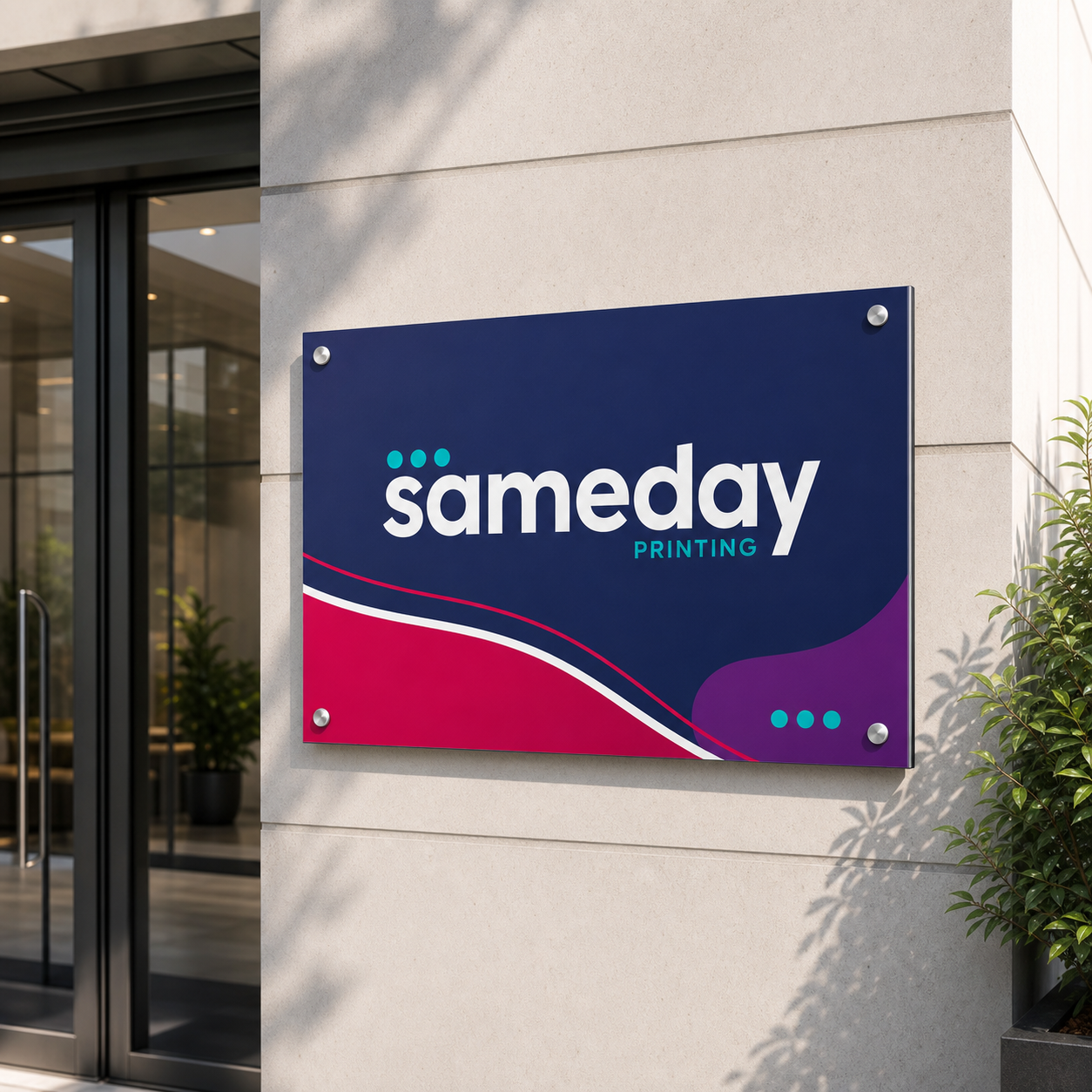A0 Aluminium Dibond Sign Printing
