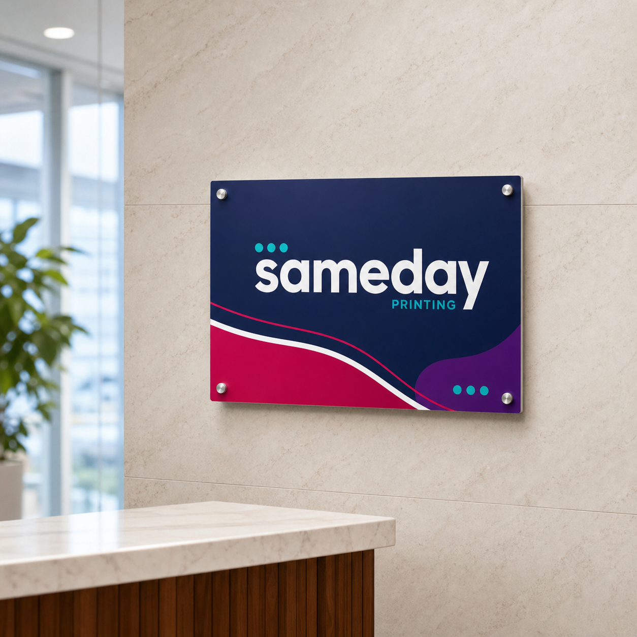 A2 Aluminium Dibond Sign Printing