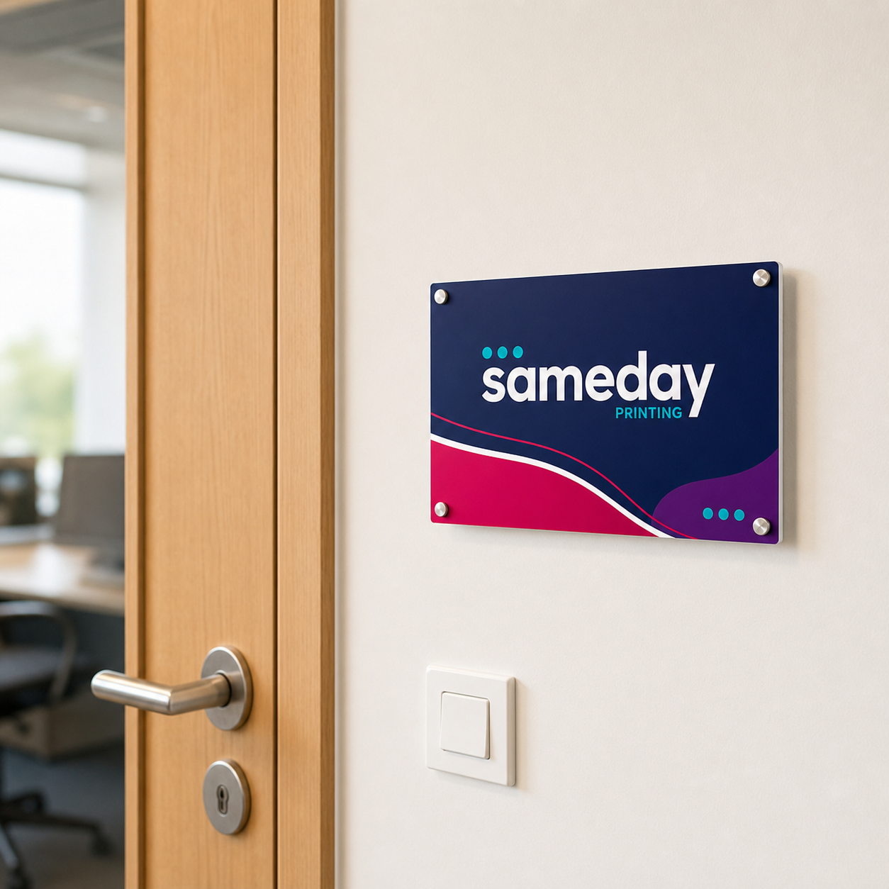 A4 Aluminium Dibond Sign Printing