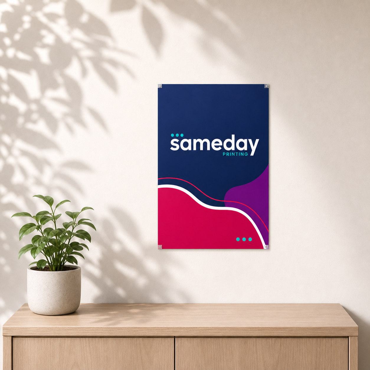 A3 Grey Back Posters