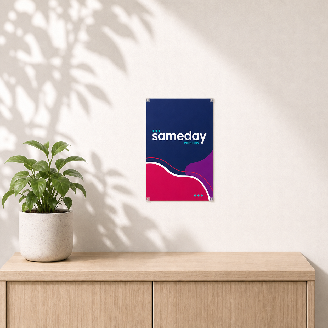 A4 Grey Back Posters
