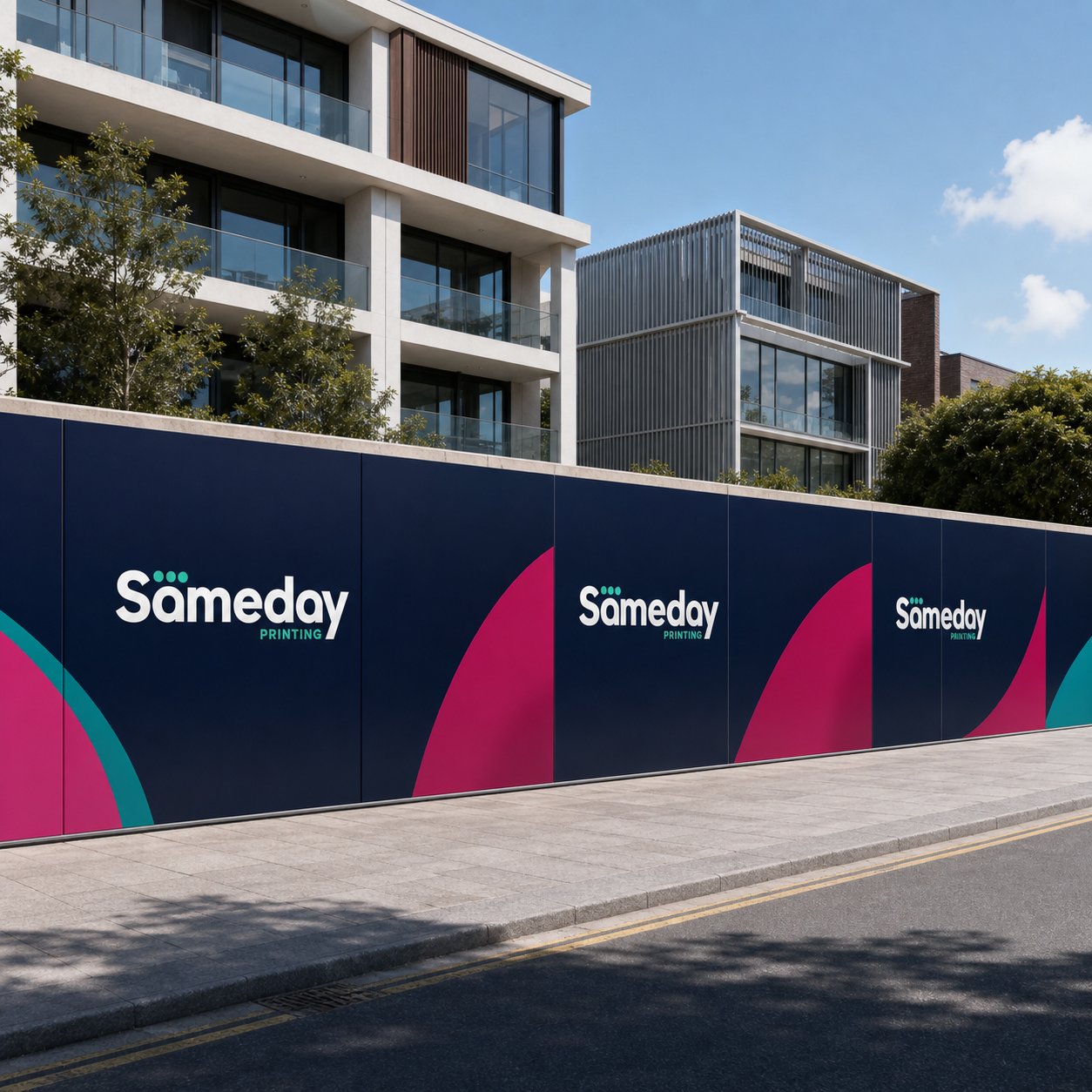 Printed Site Hoarding